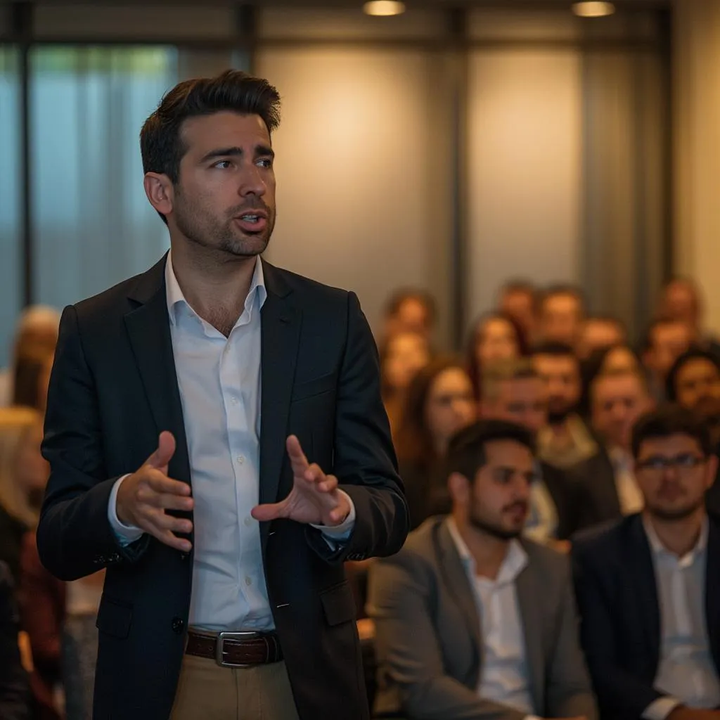Evento sobre o mercado de ações brasileiro