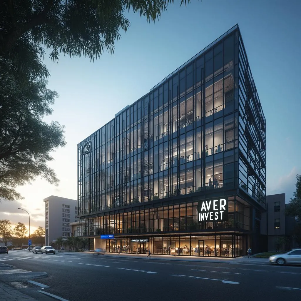 Fachada do prédio da AçõesBR Invest